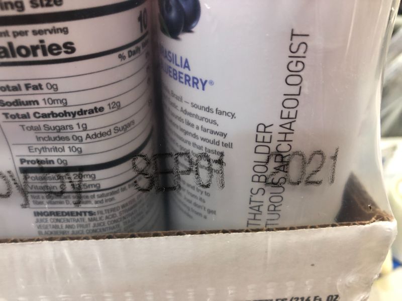 Photo 3 of Bai Flavored Water, Brasilia Blueberry, Antioxidant Infused Drinks, 18 Fluid Ounce Bottles, 12 Coun--best by Sep 2021 