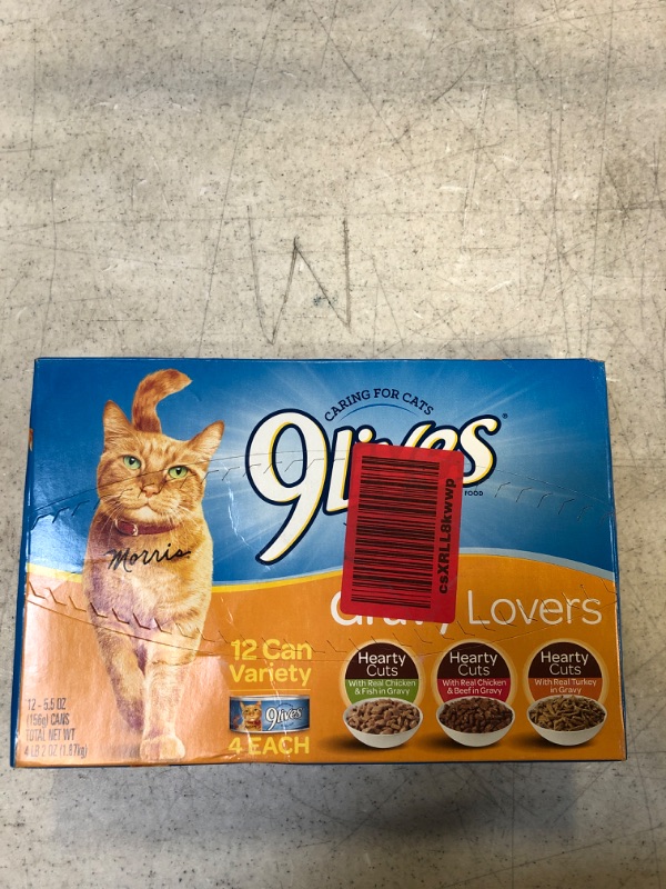 Photo 2 of 9Lives Variety Pack Favorites Wet Cat Food, 5.5 Ounce Cans. Best By March 5 2022
