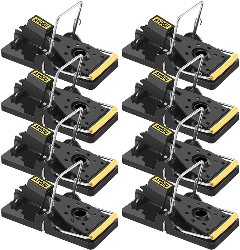 Photo 2 of Mouse Traps, Mice Traps for House - Pack of 8 (Black-8 Packs)
