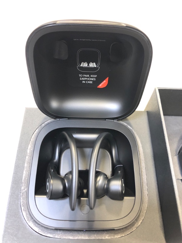 Photo 3 of Powerbeats Pro Wireless Earbuds - Apple H1 Headphone Chip, Class 1 Bluetooth Headphones, 9 Hours of Listening Time, Sweat Resistant, Built-in Microphone - Black
