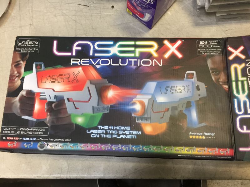 Photo 2 of LASER X REVOLUTION 2 PACK RED TEAM BLUE TEAM 