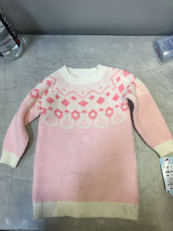 Photo 1 of CAT AND JACK PINK SWEATER 18M 