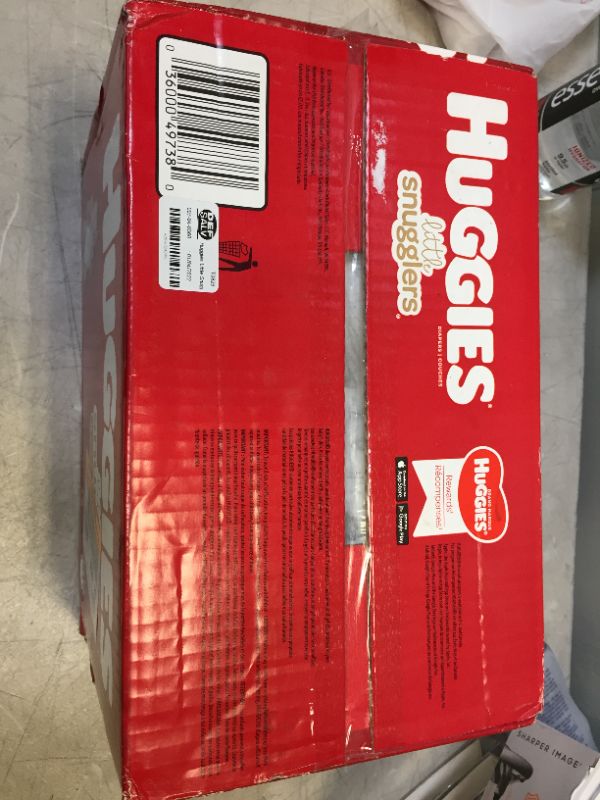 Photo 2 of Huggies Little Snugglers Baby Diapers, Size 1, 96 Ct