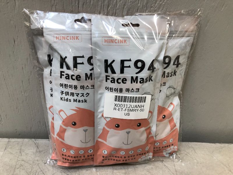 Photo 2 of 5pack of 10 Kids Disposable Face Mask