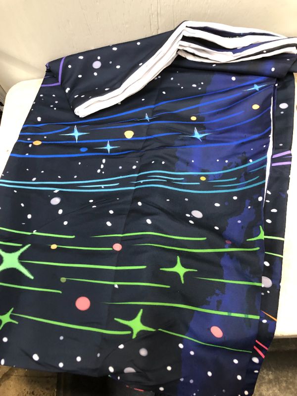 Photo 2 of Galaxy Duvet Cover Set for kids Twin Size 2pcs 