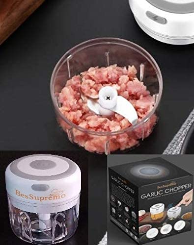 Photo 1 of 3rd Generation Electric Mini Garlic Chopper Food Processor Kitchen Gift Comes With Box Free Brush Garlic Roller 250ml 8.5oz