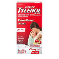 Photo 1 of Infants pain and fever ages 2-3 cherry flavor medicine exp- 10/2022 - amazon brand 