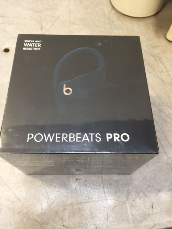 Photo 2 of Powerbeats Pro Wireless Earphones - Apple H1 Headphone Chip, Class 1 Bluetooth, 9 Hours of Listening Time, Sweat Resistant Earbuds, Built-in Microphone - Navy
Sealed - see pic