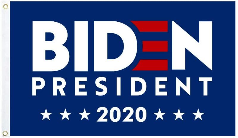 Photo 1 of 2 PACK Yogwoo Joe Biden Yard Sign Flags Banner for President 2020 Political Campaign Flag 3 x 5 Feet Double Sign with 2 Grommets B 1 Pack