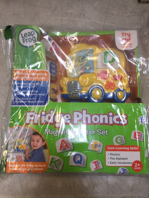 Photo 1 of LeapFrog Fridge Phonics Magnetic Letter Set, Yellow