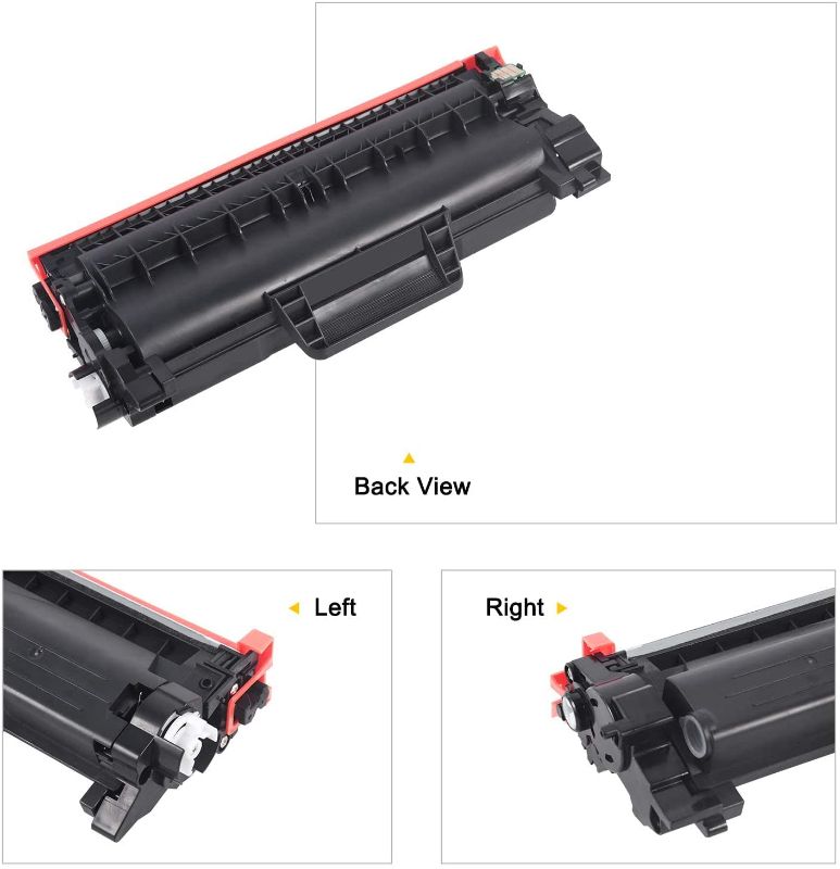 Photo 1 of Toner Bank Compatible Toner Cartridge Replacement for Brother TN760 TN-760 TN 760 TN730 TN-730 730 for HL-L2395DW L2350DW MFC-L2710DW L2750DW DCP-L2550DW HL-L2390DW HL-L2370DW Printer (Black, 2-Pack)