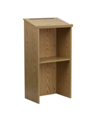 Photo 1 of Flash Furniture Convention / Conference 23" Wide Wood Podium / Lectern - Wood
