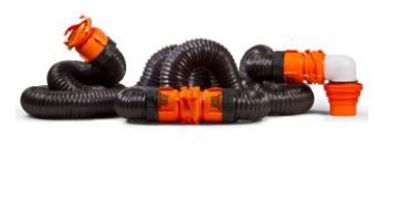 Photo 1 of Camco 39742 RhinoFLEX 20' RV Sewer Hose Kit with Swivel Fitting
