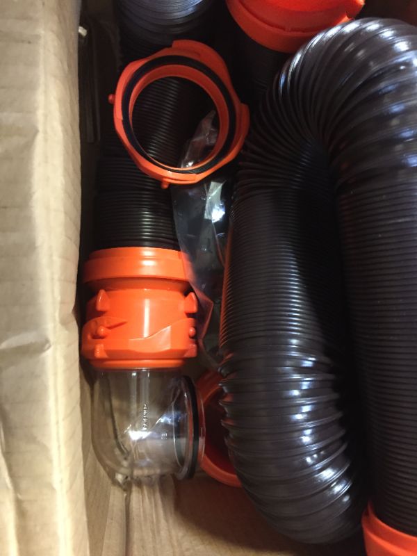 Photo 2 of Camco 39742 RhinoFLEX 20' RV Sewer Hose Kit with Swivel Fitting
