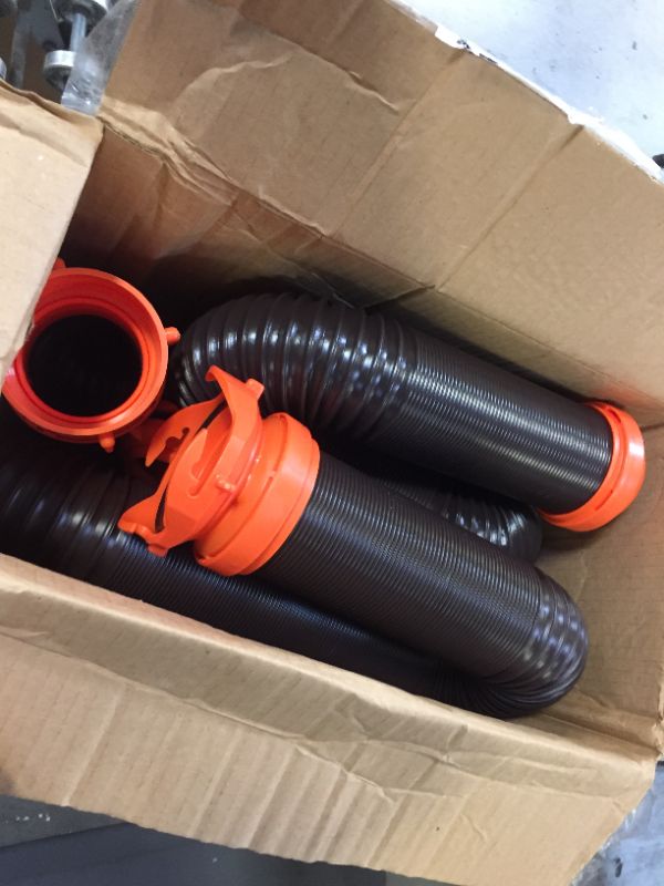 Photo 3 of Camco 39742 RhinoFLEX 20' RV Sewer Hose Kit with Swivel Fitting
