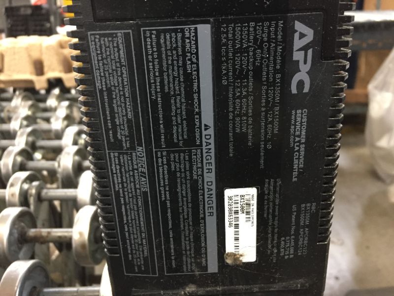 Photo 4 of APC UPS, 1500VA UPS Battery Backup & Surge Protector with AVR, LCD Uninterruptible Power Supply, Back-UPS Pro Series (BX1500M)
