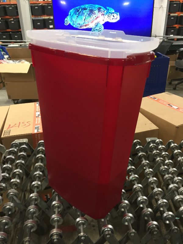 Photo 1 of double sided trash can 