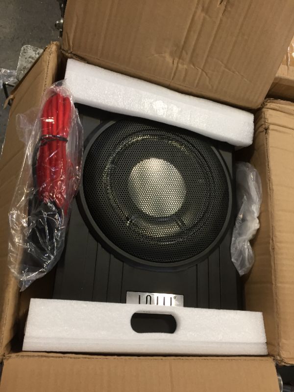 Photo 2 of 10" 800w Car Under Seat Active Subwoofer High Power Amplifier Bass Speaker Amp for Car Universal
