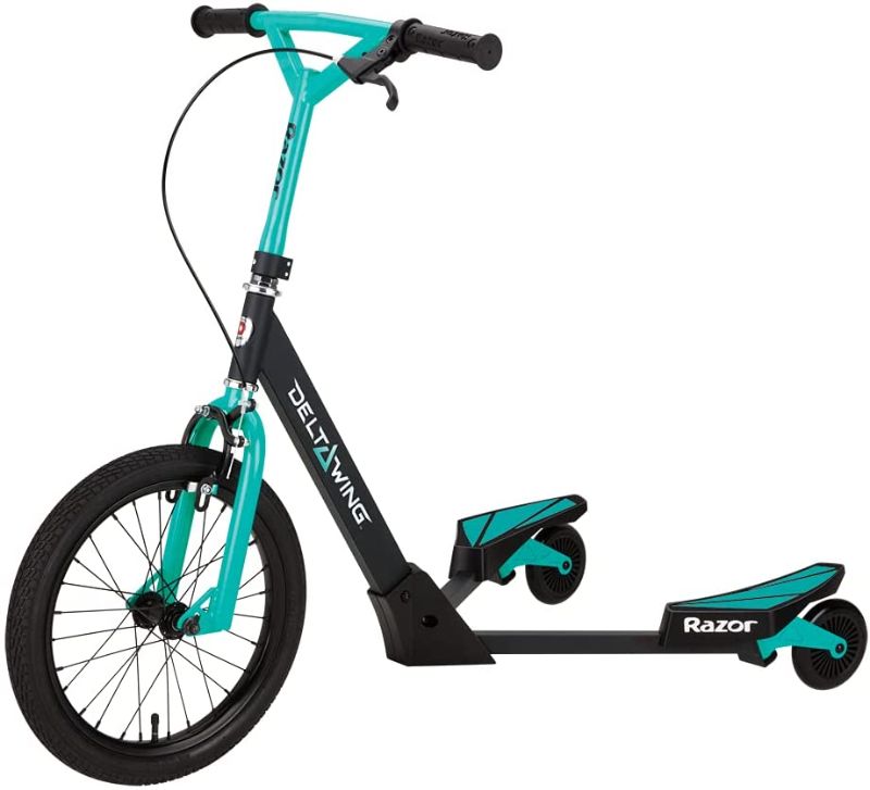 Photo 1 of Razor DeltaWing Scooter Black/Mint Green, One Size
