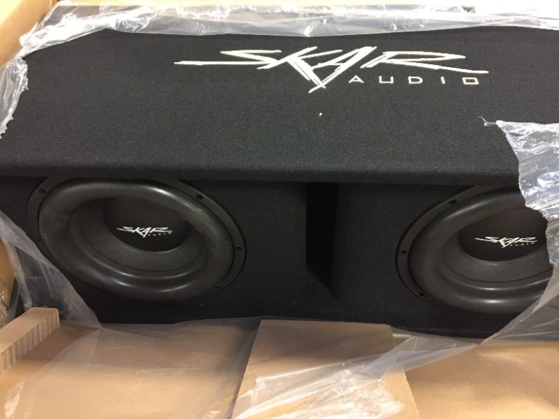 Photo 3 of Skar Audio Dual 12" 2400W Loaded SDR Series Vented Subwoofer Enclosure | SDR-2X12D4