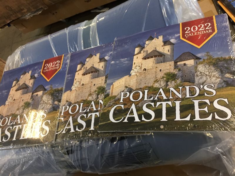Photo 2 of  3 PACK 2022 Poland's Castles Wall Calendar - 12 Months 11" x 11"