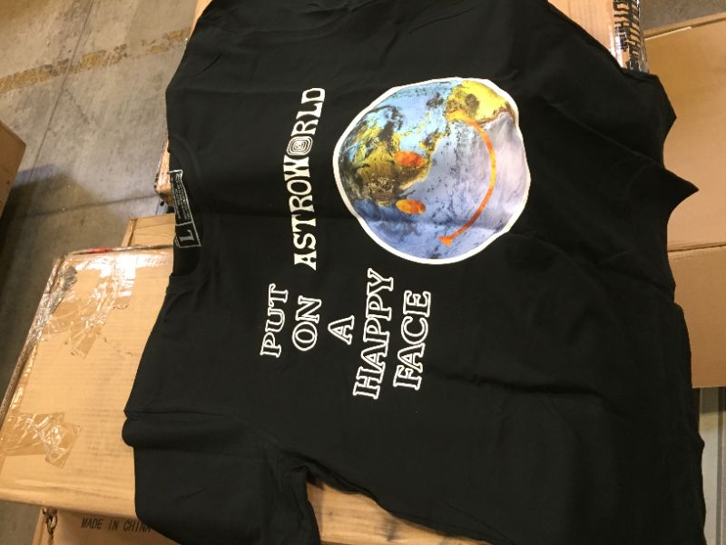Photo 2 of ASTROWORLD SIZE MEDIUM TEE, UNAWARE IF AUTHENTIC 
