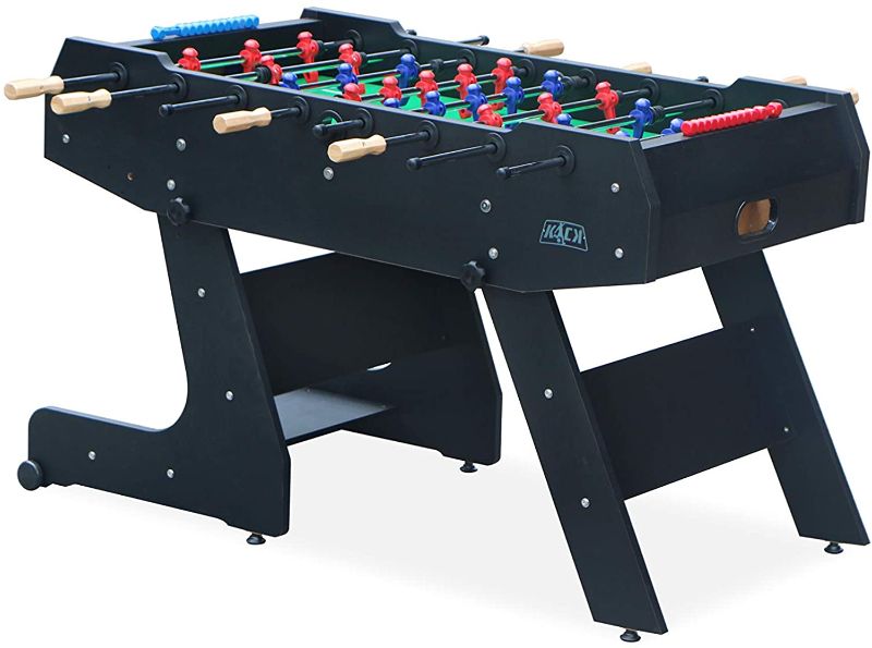 Photo 1 of KICK Majesty 55" Black Folding Foosball Table
