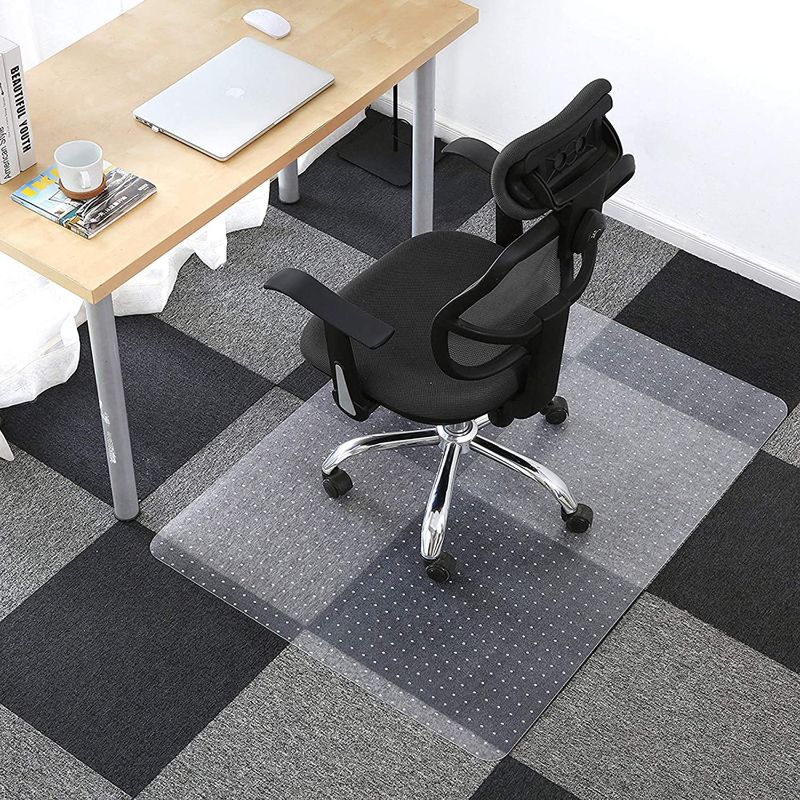 Photo 1 of Chair-Mat-Carpet, Desk-Mat-Rectangular, FRUITEAM Desk Chair Mat, Office Rectangular Chair Mat for Carpet, Easy to Be Expanded, 90 x 120 cm/36 x 48 inch
