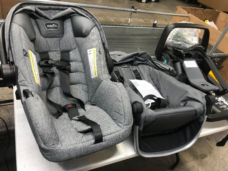 Photo 5 of Evenflo Pivot Xpand Modular Travel System with SafeMax Infant Car Seat
