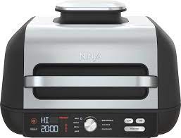 Photo 1 of (PARTS) Ninja - Foodi XL Pro Indoor 7-in-1 Grill & Griddle with 4-Quart Air Fryer, Roast, Bake, Dehydrate, Broil - Silver/Black
