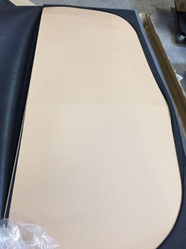 Photo 3 of ZINUS Shalini Upholstered Platform Bed Frame / Mattress Foundation / Wood Slat Support / No Box Spring Needed / Easy Assembly KING