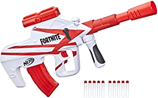 Photo 1 of NERF Fortnite B-AR Motorized Dart Blaster -- Fortnite Converge Wrap, Motorized 10-Dart Blasting, 10-Dart Clip, 10 Official Elite Darts (Frustration-Free Packaging)
