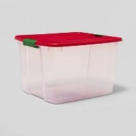 Photo 1 of 2 PACK  66qt Latching Clear - Wondershop™  NO LIDS 
