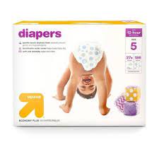 Photo 1 of Diapers - up & up™ - (Size 5 and 186 Count)
