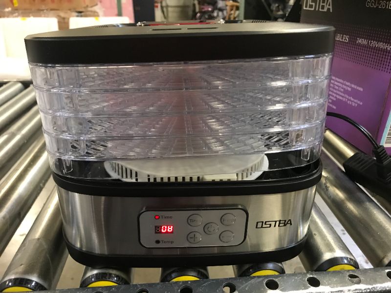 Photo 2 of Food Dehydrator Machine, Electric food dryer, Jerky Dehydrators with 8 Trays, Temperature Control, for Jerky/Meat/Beef/Fruit/Vegetable/herbs, Knob Button/400 Watts/Updated