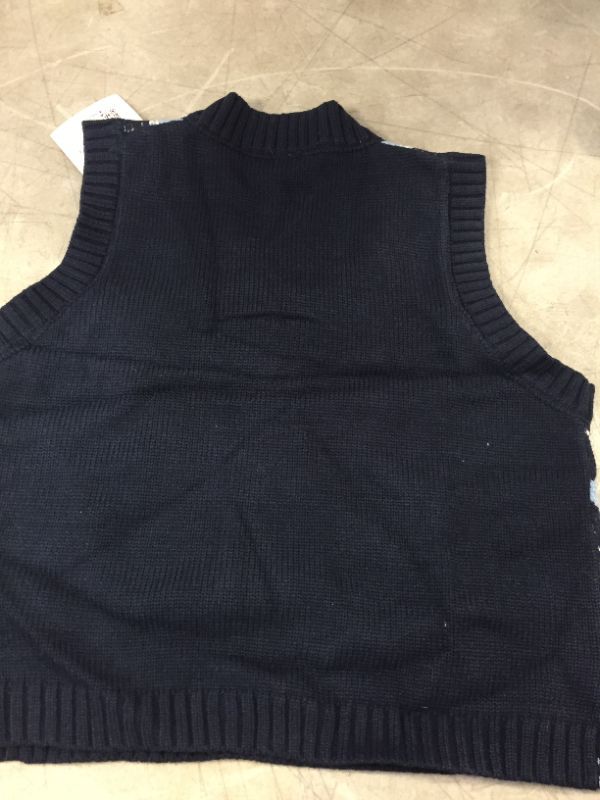 Photo 2 of BLUE AND GREY VEST FOR LITTLE BOY SIZE LARGE 