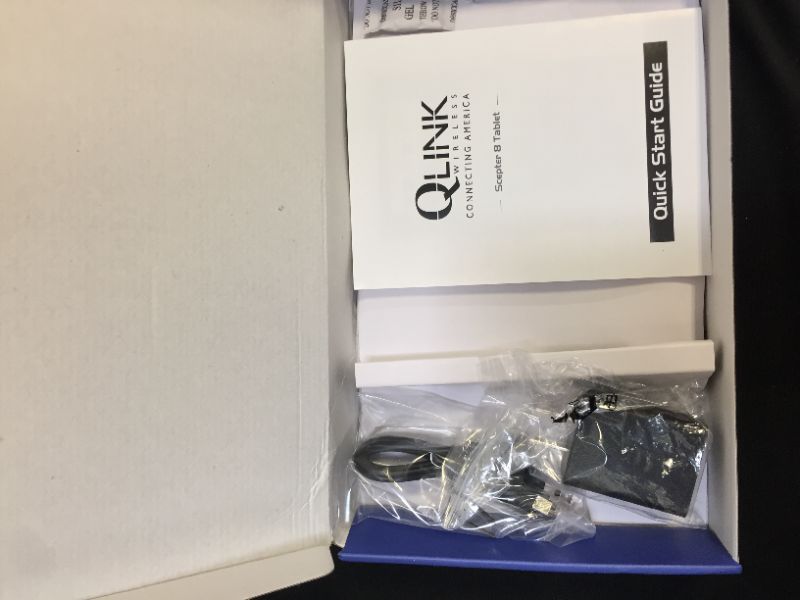 Photo 7 of **BRAND NEW OPEN FOR PHOTO** QLINK WIRELESS SCEPTER 8 TABLET COMPLETE
