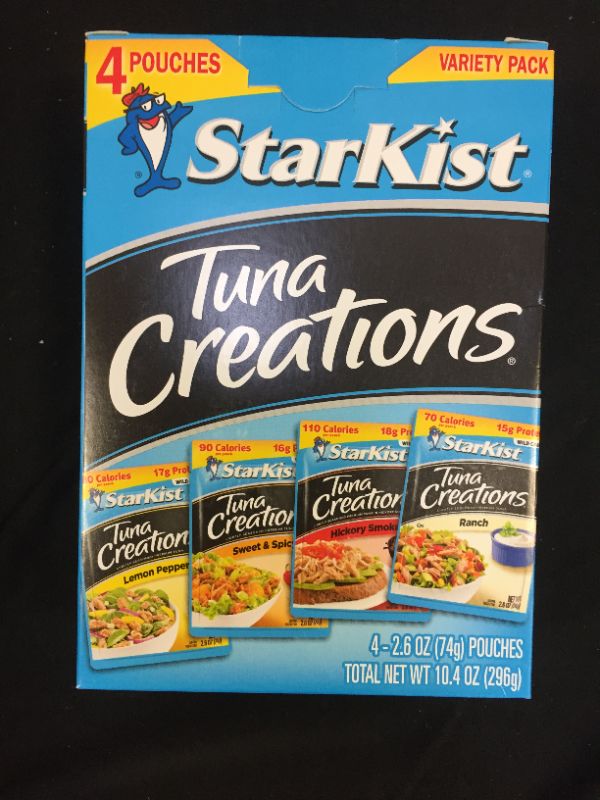 Photo 2 of  StarKist Tuna Creations, Variety Pack, 2.6 Ounce (Pack of 4) exp- 05/20/23