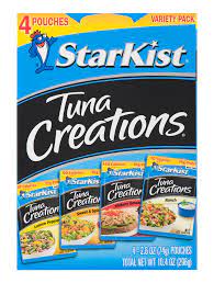 Photo 1 of  StarKist Tuna Creations, Variety Pack, 2.6 Ounce (Pack of 4) exp- 05/20/23