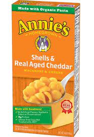 Photo 1 of 12 boxes Annie's Shells and Real Aged Cheddar Mac and Cheese, 6 Ounce exp- July 2022