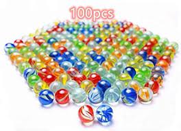 Photo 1 of 3 pack - 100 pcs each glass marble set 