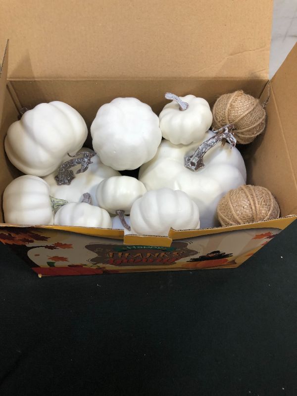 Photo 1 of 12 pcs Thanksgiving pumpkin décor 