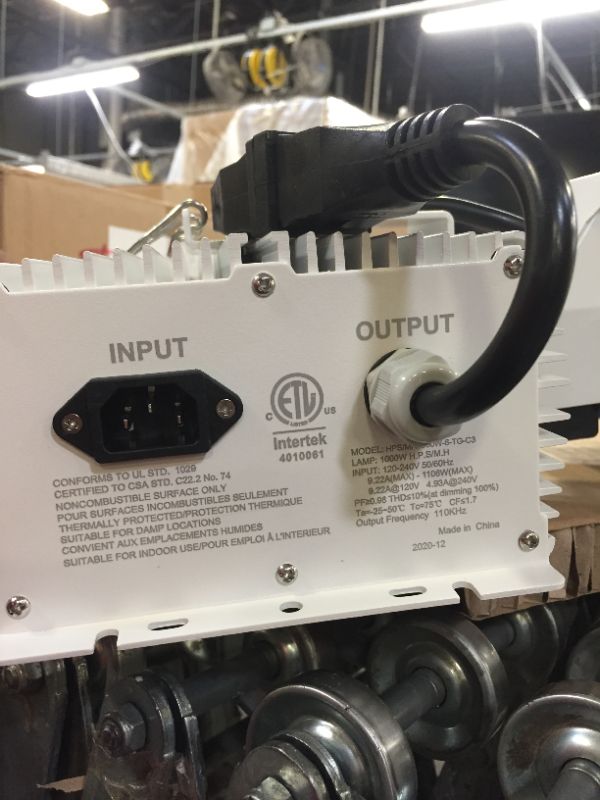 Photo 1 of glow light hps/mh1000w-6-tg-c3