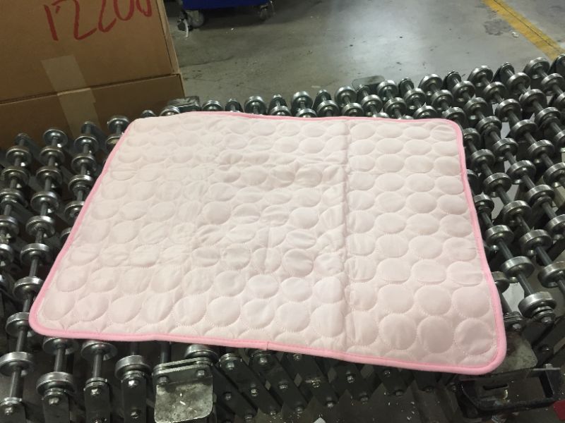 Photo 1 of 5 Dog Cooling Mat Large Cooling Pad Summer Pet Bed for Dogs Cats Kennel Pad Breathable Pet Self Cooling Blanket Dog Crate Sleep Mat Machine Washable 20-1/2"x26-1/2"
