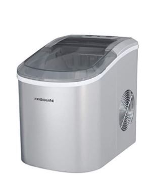 Photo 1 of Frigidaire EFIC206-TG-SILVER Compact Ice Maker, 26 lb per Day, Silver
