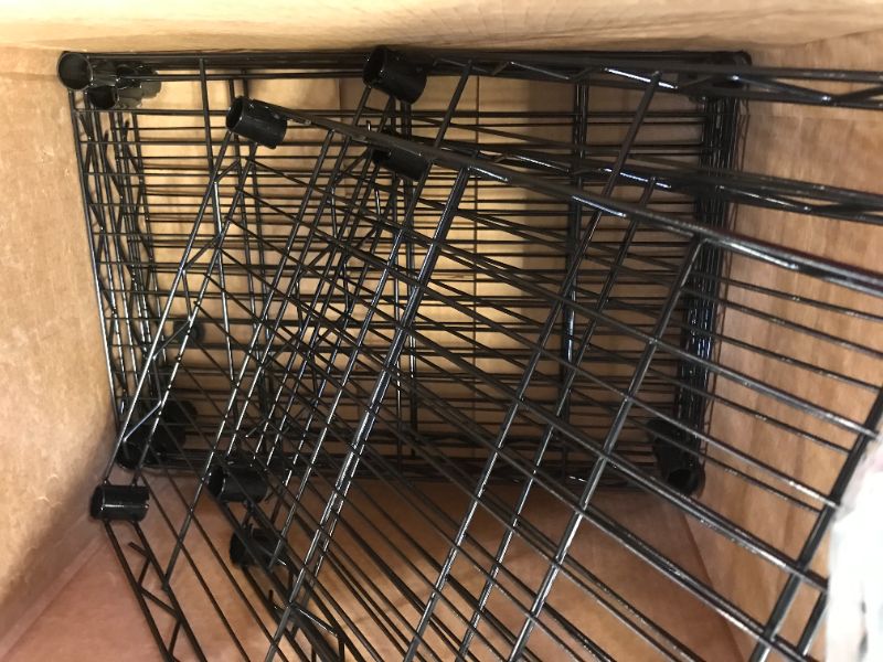Photo 4 of 6-Tier Standing Shelving Metal Units, Adjustable Height Wire Shelf Display Rack for Laundry Bathroom Kitchen  12x16"