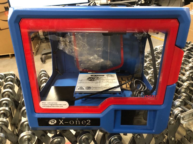 Photo 3 of X-one2 Single Extruder 3D Printer,Metal Frame Structure,Platform Heating
** OPEN BOX **
(( NORMAL USE ))