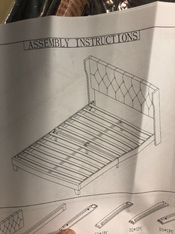 Photo 1 of BED FRAME FULL  WITH BED SLATS