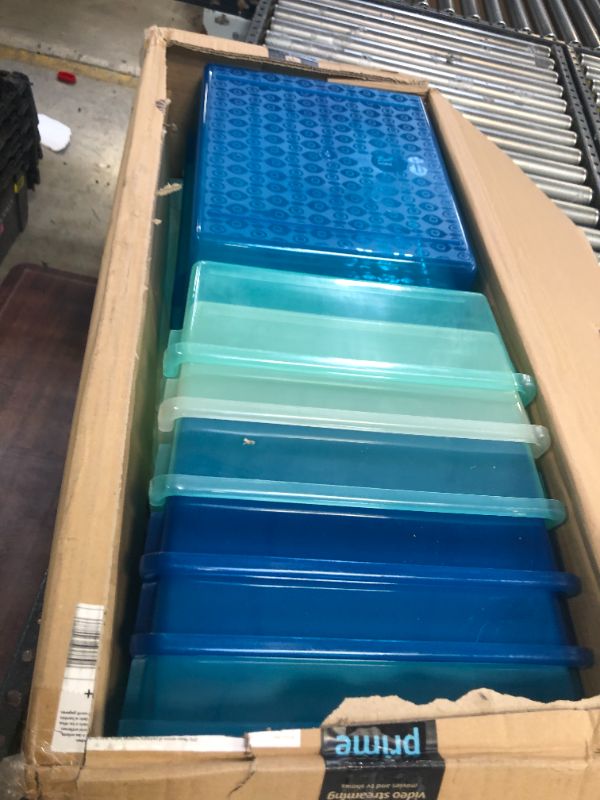 Photo 1 of Totes Tidy Storage Bin Organizer Soft Sky - B. spaces