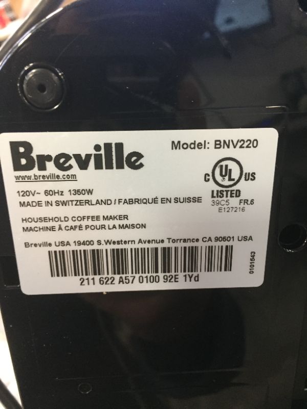 Photo 4 of Nespresso Vertuo Coffee and Espresso Machine Bundle with Aeroccino Milk Frother by Breville, Matte Black
